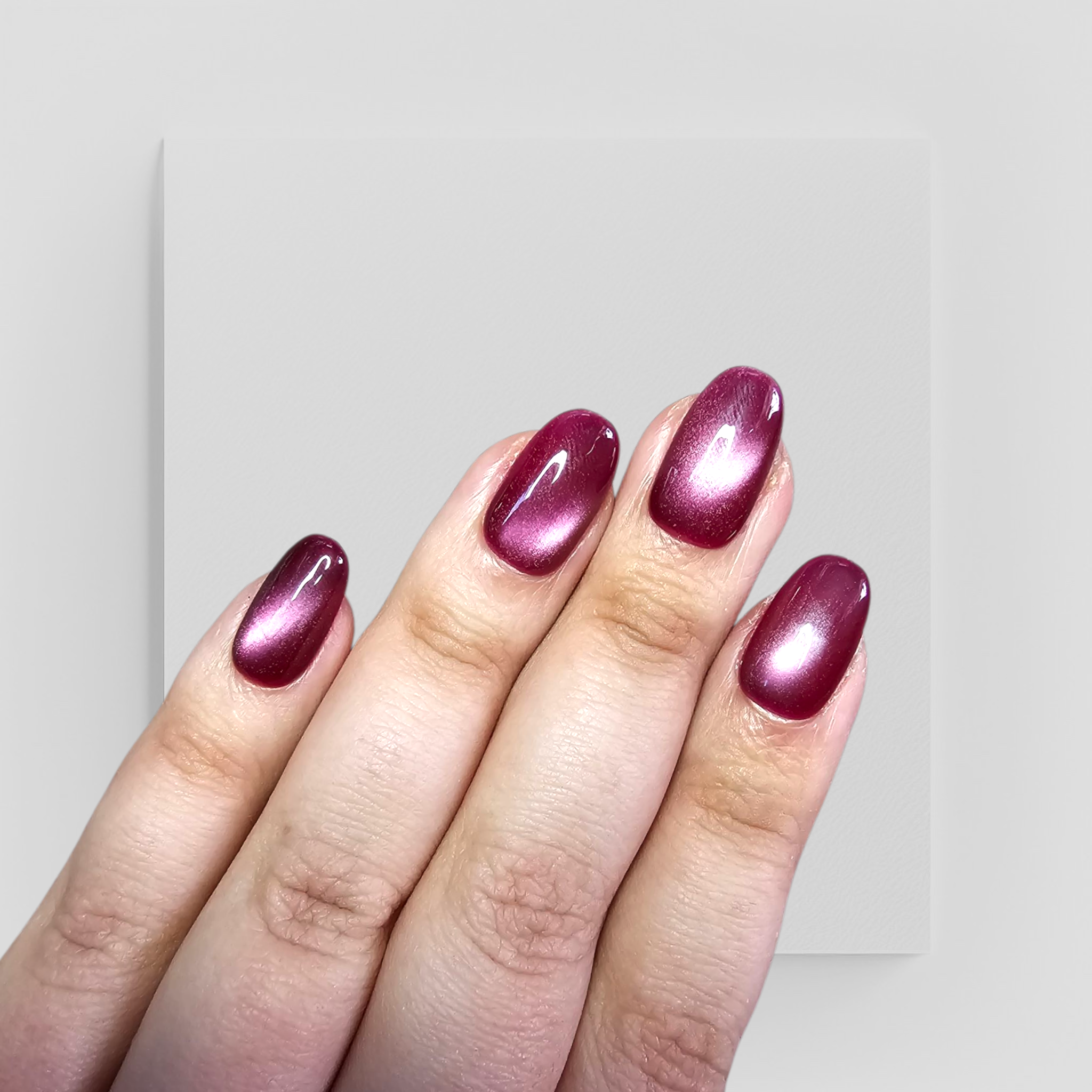 Handgjorda press on nails, korta ovala