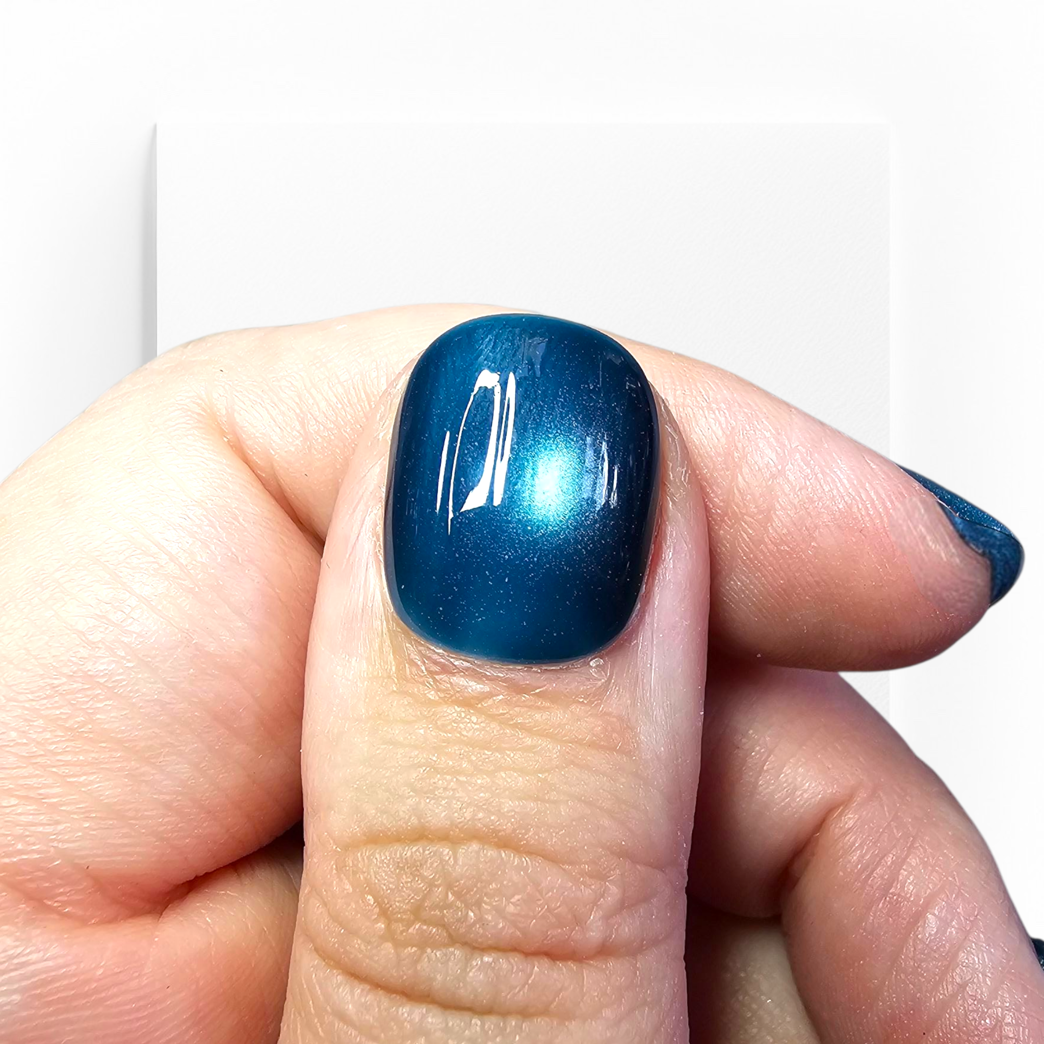 Handgjorda press on nails,superkorta cateye (Kopia)