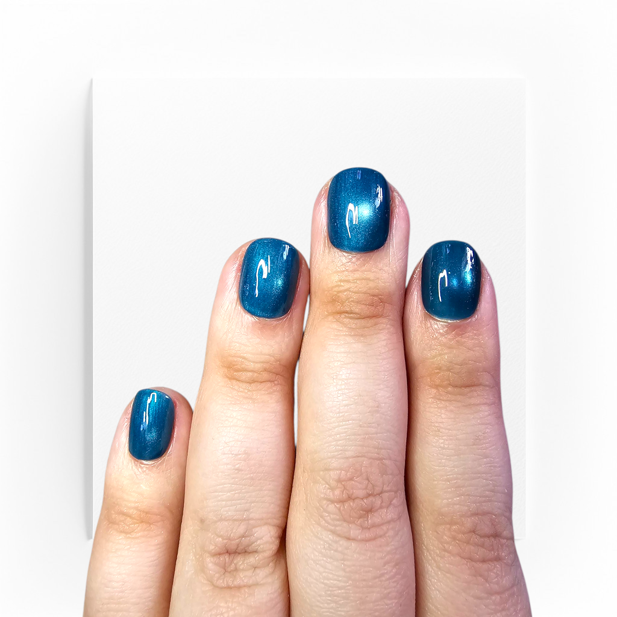 Handgjorda press on nails,superkorta cateye (Kopia)