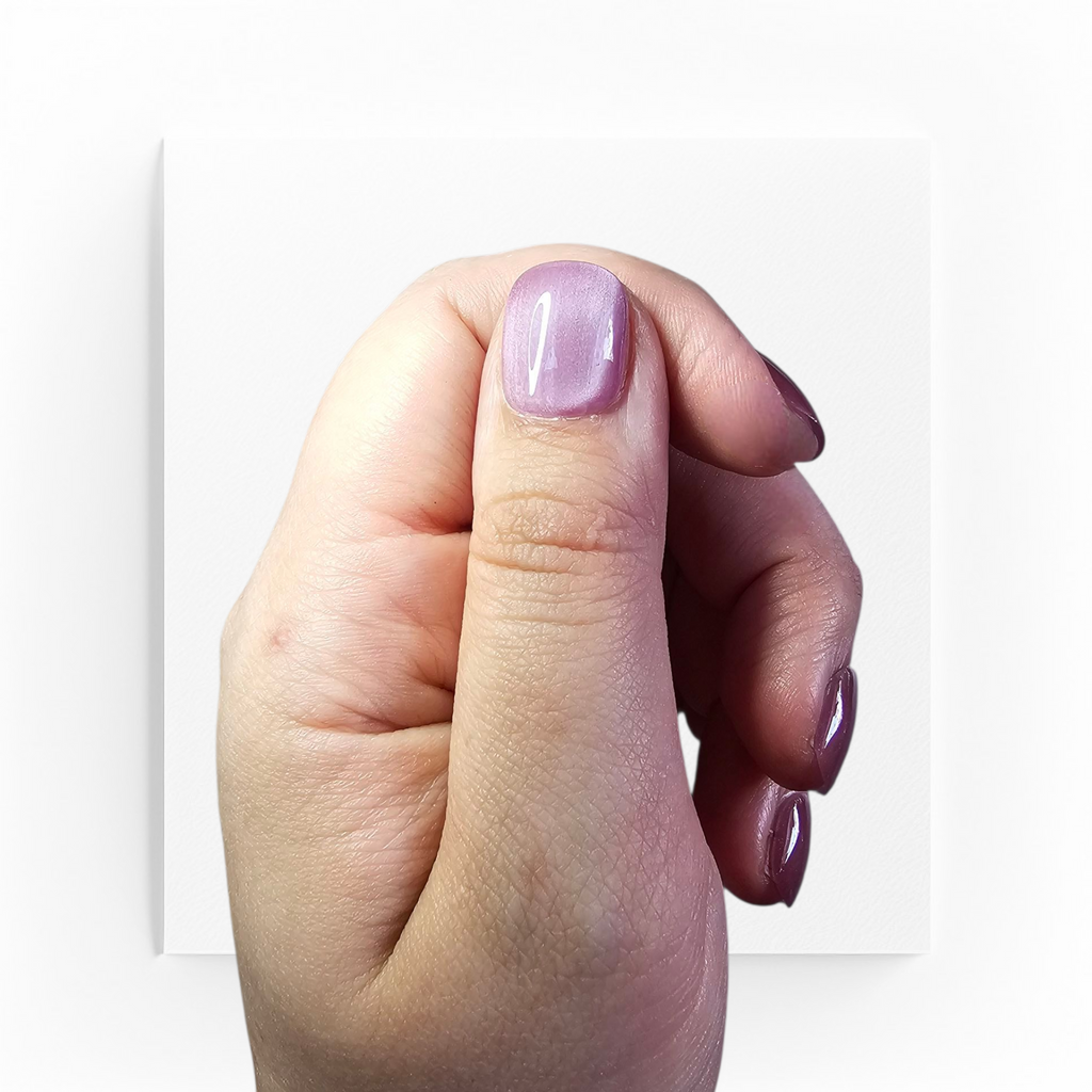 Handgjorda press on nails,superkorta cateye