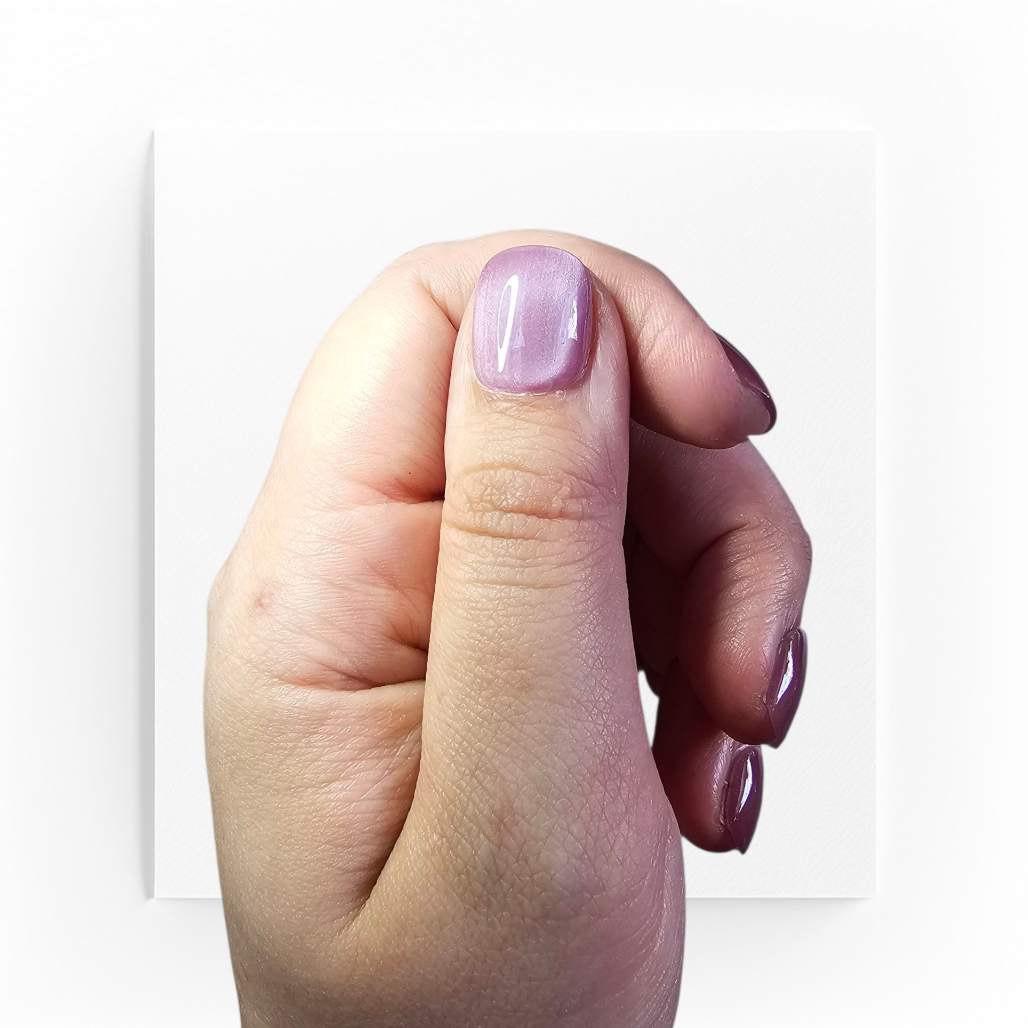 Handgjorda press on nails,superkorta cateye