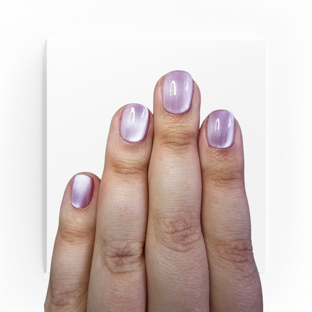 Handgjorda press on nails,superkorta cateye