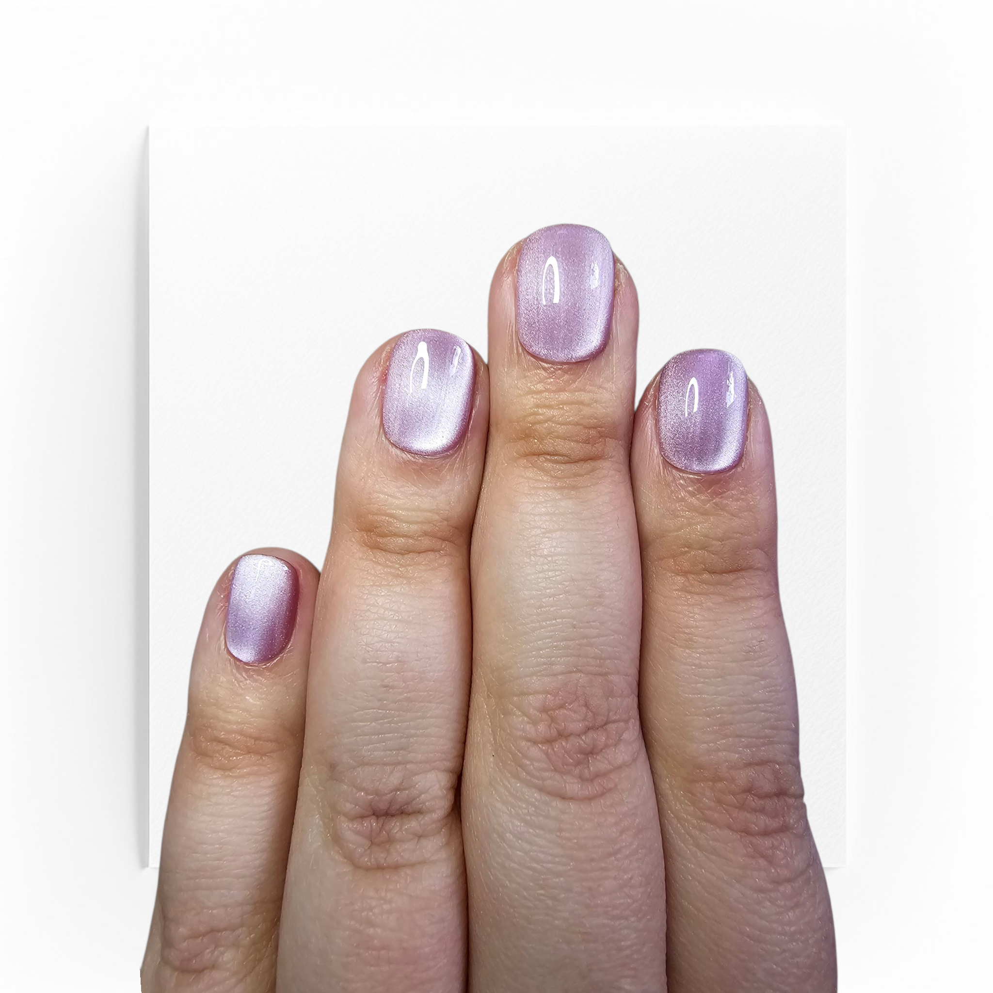 Handgjorda press on nails,superkorta cateye